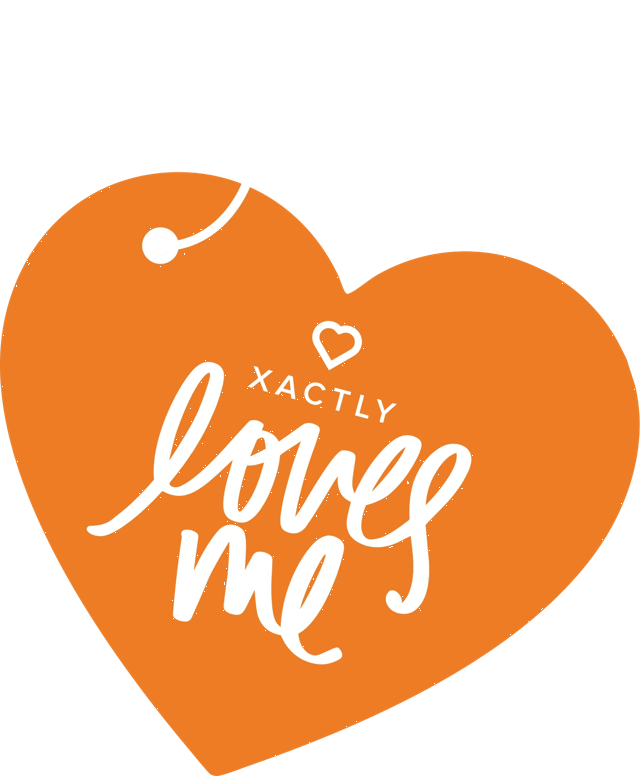 Xactly Loves Me Heart Hanging