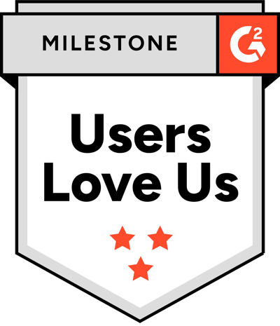 G2 Users Love Us Badge