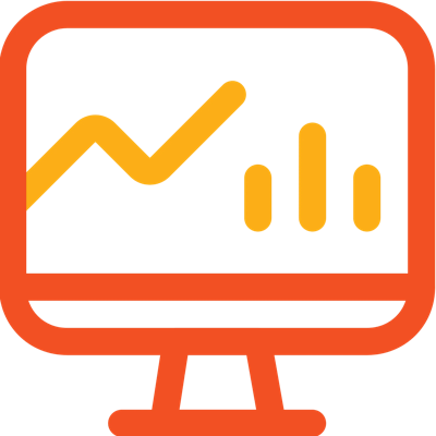 pie line graph desktop