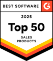 Xactly G2 Top 50 Software Badge Image