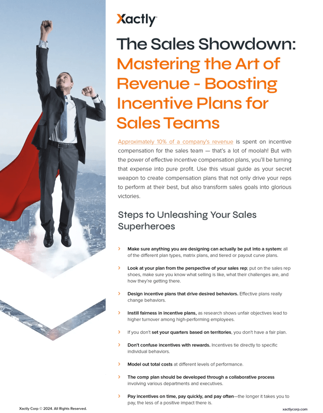 xactly design sales comp cheatsheet