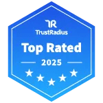 TrustRadius Top Rated Badge 2025