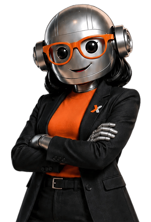 Robot Orange Shirt